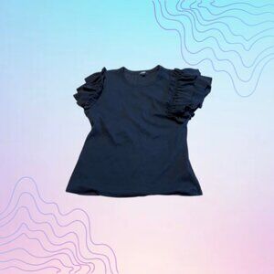 EXPRESS Ruffle Sleeve Blouse